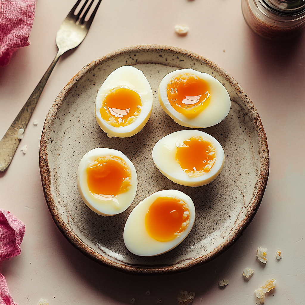 The best way to make jammy eggs with perfectly set whites and a soft, creamy yolk. Includes top tips for perfect results every time! #howto #jammyeggs #eggrecipe