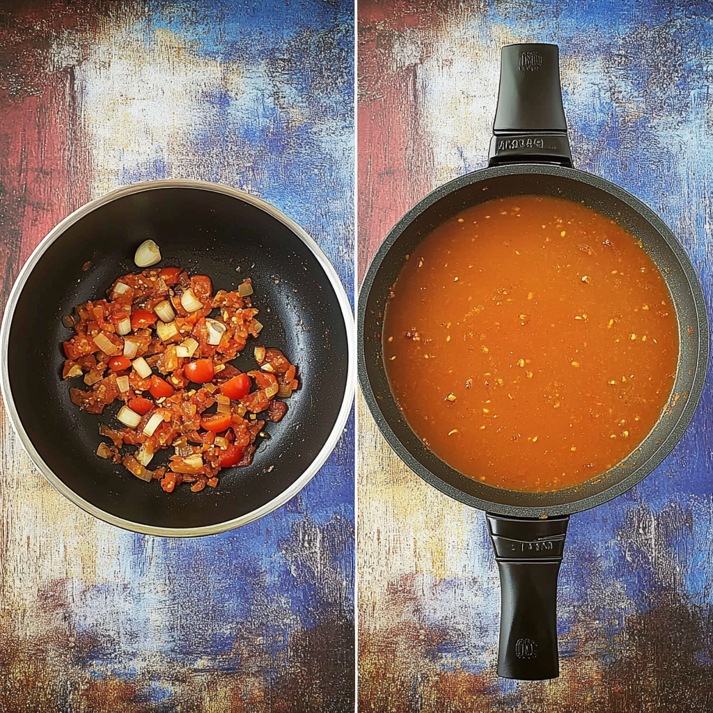 Sautéing fresh vegetables for a flavorful base in Caldo de Camaron, a traditional Mexican shrimp soup.