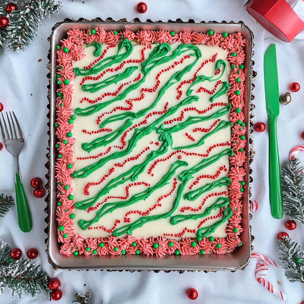 Cutting homemade Little Debbie Christmas Tree Cakes into festive tree shapes