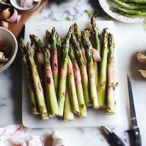 Fresh esparragos ready for cooking, a healthy and nutritious asparagus option