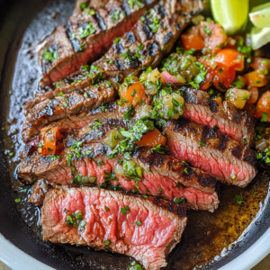 Grilled carne asada seasoned to perfection, served with lime and fresh sides