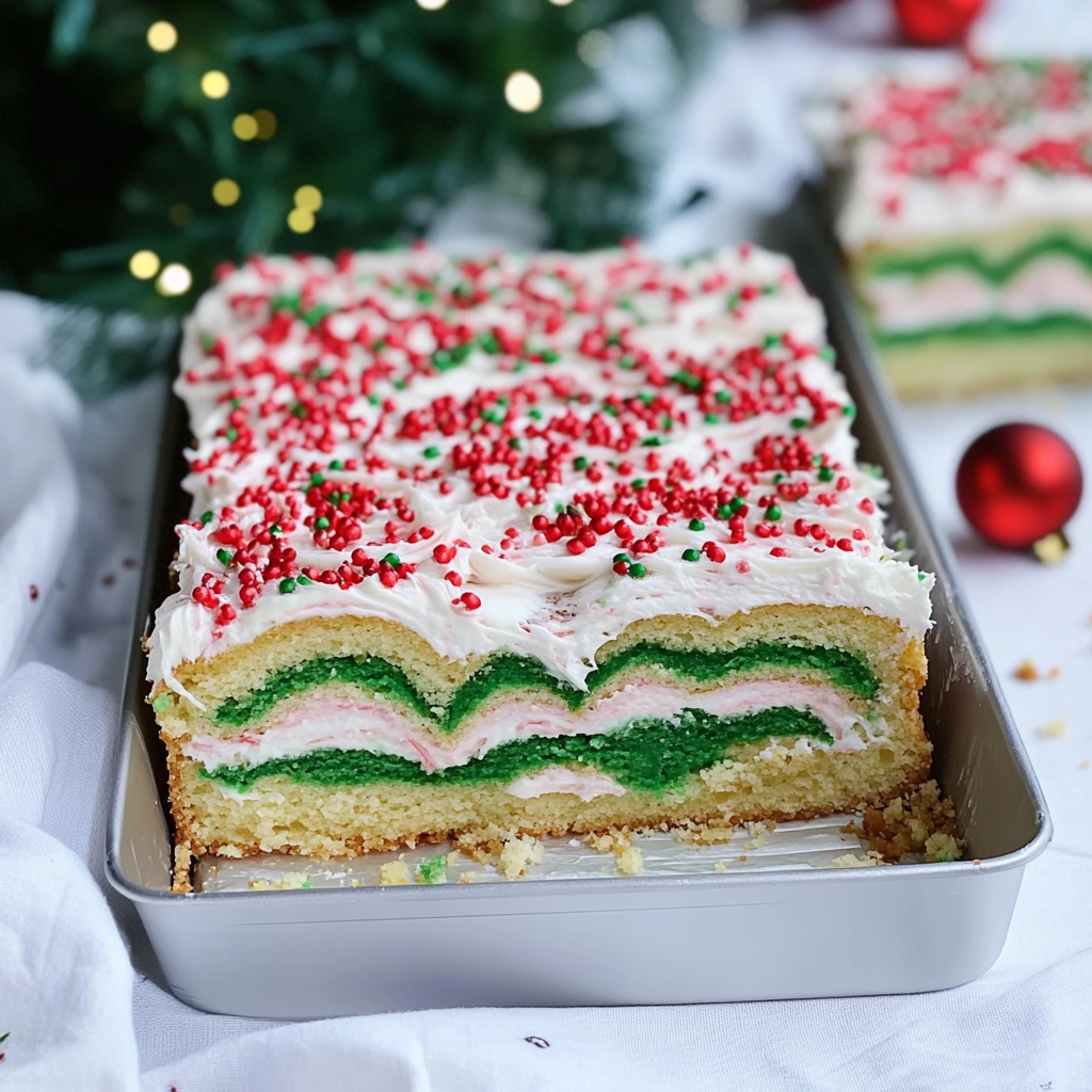 Little Debbie Christmas Tree Cakes topped with festive red and green sprinkles, perfect for the holidays"