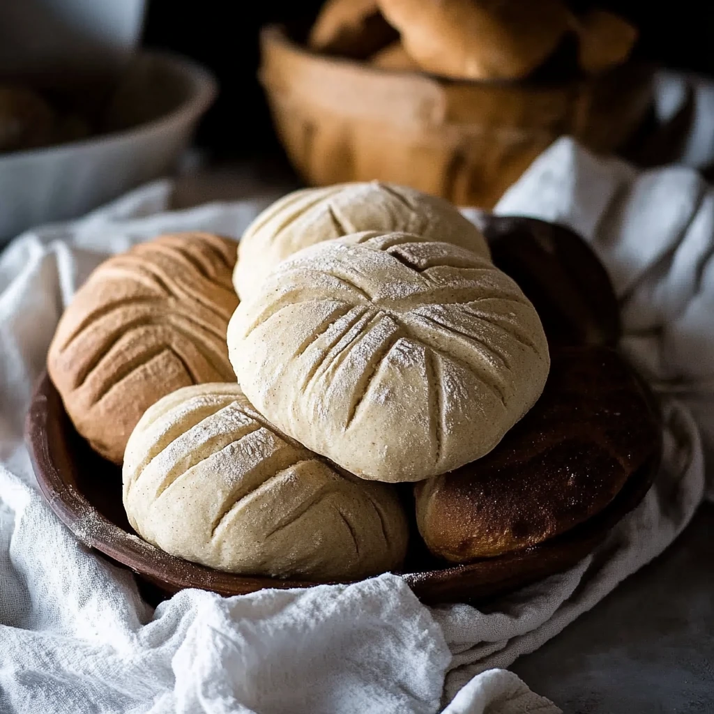 Golden, crusty Mexican bolillos, freshly baked and ready to be served with butter or jam.