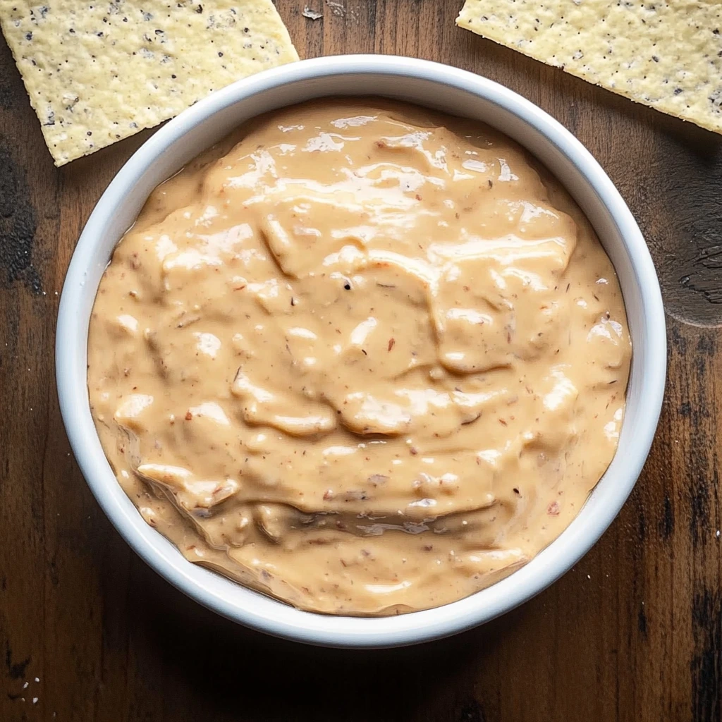 Seasoning homemade Velveeta cheese mixture with spices for added flavor.